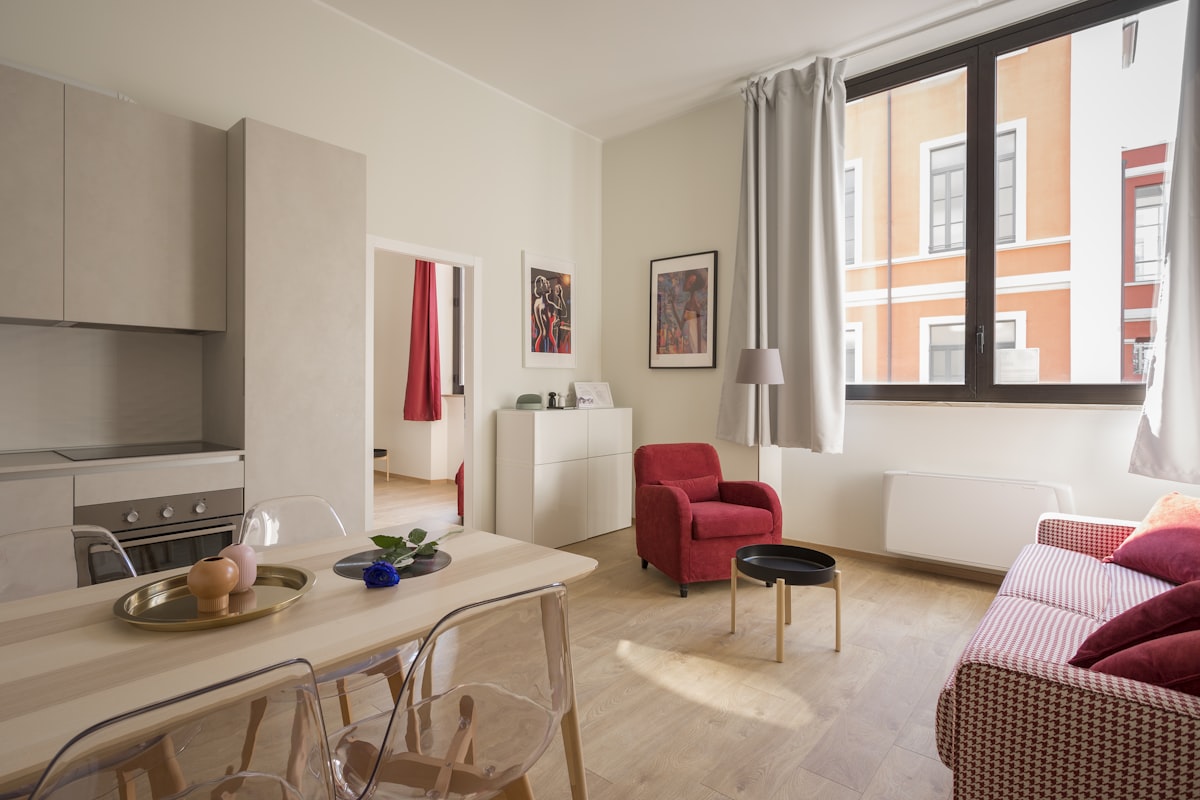Living area restored to pristine condition